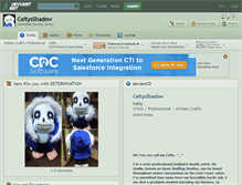 Tablet Screenshot of celtysshadow.deviantart.com