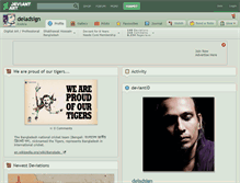 Tablet Screenshot of deladsign.deviantart.com