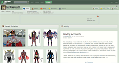 Desktop Screenshot of kendragoon25.deviantart.com