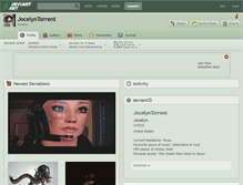 Tablet Screenshot of jocelyntorrent.deviantart.com
