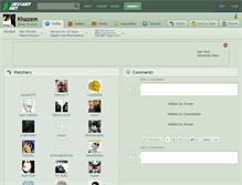 Tablet Screenshot of khazem.deviantart.com