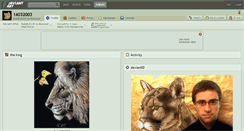 Desktop Screenshot of 14032003.deviantart.com