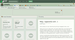 Desktop Screenshot of antepathy.deviantart.com