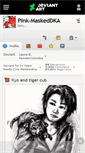 Mobile Screenshot of pink-maskeddka.deviantart.com