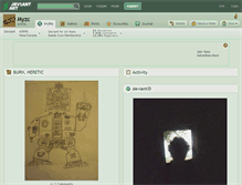 Tablet Screenshot of myzc.deviantart.com