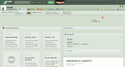 Desktop Screenshot of locuas.deviantart.com