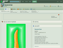 Tablet Screenshot of daxtersclub.deviantart.com