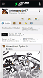 Mobile Screenshot of animeprado17.deviantart.com