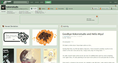 Desktop Screenshot of kokorostudio.deviantart.com