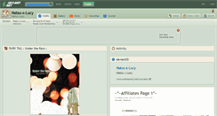 Desktop Screenshot of natsu-x-lucy.deviantart.com
