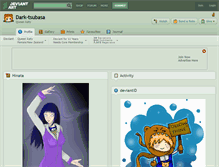 Tablet Screenshot of dark-tsubasa.deviantart.com
