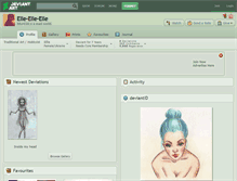 Tablet Screenshot of elle-elle-elle.deviantart.com