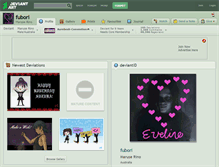 Tablet Screenshot of fubori.deviantart.com