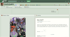 Desktop Screenshot of cirqueduslaughter.deviantart.com