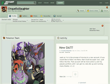 Tablet Screenshot of cirqueduslaughter.deviantart.com