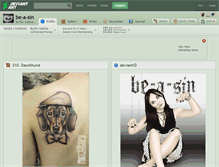 Tablet Screenshot of be-a-sin.deviantart.com
