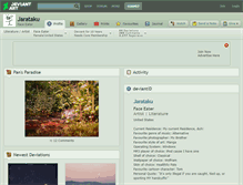 Tablet Screenshot of jarataku.deviantart.com