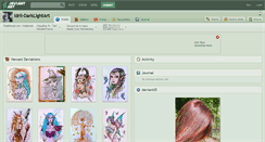 Desktop Screenshot of idril-darklightart.deviantart.com