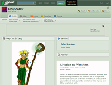 Tablet Screenshot of echo-shadow.deviantart.com