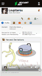 Mobile Screenshot of loupgarou.deviantart.com