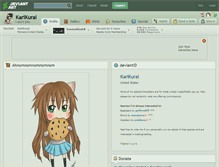 Tablet Screenshot of karikurai.deviantart.com