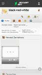 Mobile Screenshot of black-red-white.deviantart.com