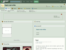 Tablet Screenshot of black-red-white.deviantart.com