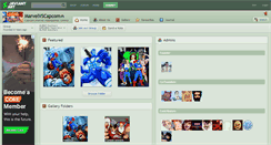 Desktop Screenshot of marvelvscapcom.deviantart.com