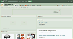 Desktop Screenshot of fruits-basket-rp.deviantart.com