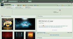 Desktop Screenshot of lukedesignz.deviantart.com