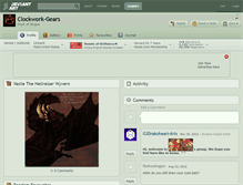 Tablet Screenshot of clockwork-gears.deviantart.com