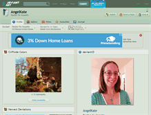 Tablet Screenshot of angelkate.deviantart.com