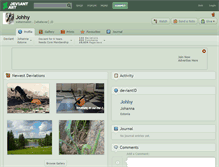 Tablet Screenshot of johhy.deviantart.com