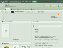 Tablet Screenshot of greelin.deviantart.com