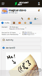 Mobile Screenshot of magical-stevo.deviantart.com