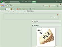 Tablet Screenshot of magical-stevo.deviantart.com