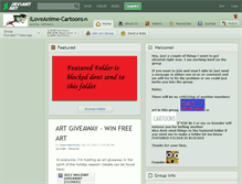 Tablet Screenshot of iloveanime-cartoons.deviantart.com