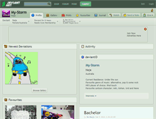 Tablet Screenshot of my-storm.deviantart.com