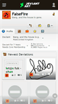 Mobile Screenshot of falsefire.deviantart.com