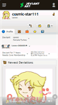 Mobile Screenshot of cosmic-star111.deviantart.com