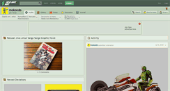 Desktop Screenshot of mokondo.deviantart.com