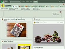 Tablet Screenshot of mokondo.deviantart.com