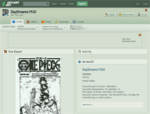 Tablet Screenshot of daydreams1920.deviantart.com
