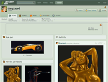 Tablet Screenshot of danyzazed.deviantart.com
