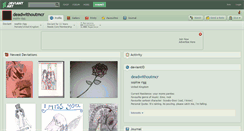 Desktop Screenshot of deadwithoutmcr.deviantart.com