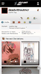 Mobile Screenshot of deadwithoutmcr.deviantart.com
