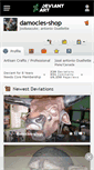 Mobile Screenshot of damocles-shop.deviantart.com