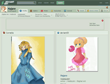 Tablet Screenshot of hajare.deviantart.com