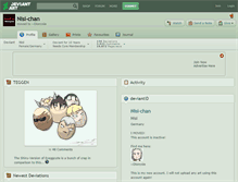 Tablet Screenshot of nisi-chan.deviantart.com