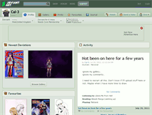 Tablet Screenshot of cal-3.deviantart.com